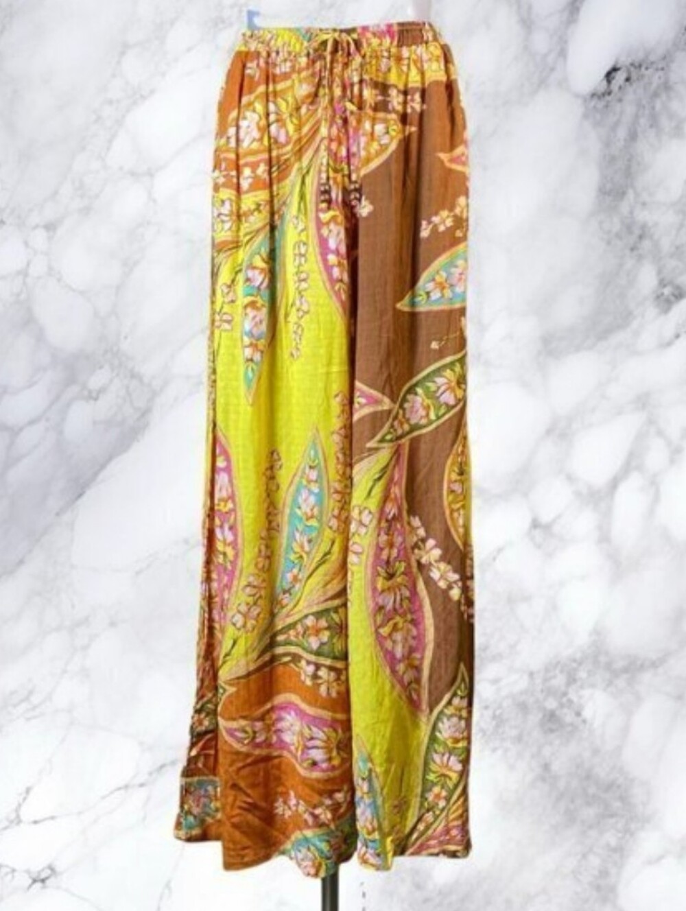 Haute Hippie Flora Print Palazzo Pant